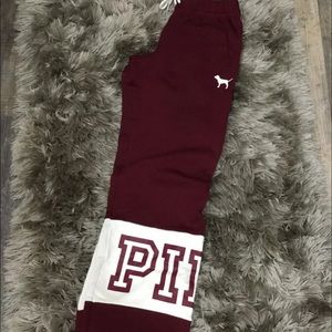 Pink Victoria’s Secret boyfriend pants xsmall